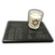 Yahrzeit Memorial Plaque - Candle Holder