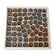 66 artisanal chocolate truffles on a glass platter from shiva.com. Kosher