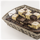 BDR01L-1 large brownie combination in a wicker basket 3
