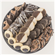 BDR02S-1 small black and white cookie platter 1