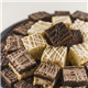 BDR09S-2 small brownie platter with white and dark chocolate drizzle 3