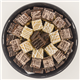 BDR09S-3 small brownie platter with white and dark chocolate drizzle 2