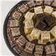 BDR09L-4 large brownie platter with white and dark chocolate drizzle 4