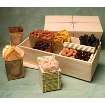 4lbs. of dried fruits, crystallized ginger, cocoa-dusted and roasted almonds, and more from shiva.com.