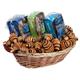 Signature condolence basket with 2 chocolate babka, 1 chocolate loaf and rugelach from shiva.com. Kosher