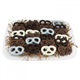 24 gourmet double dipped chocolate pretzels with premium toppings from shiva.com. Kosher